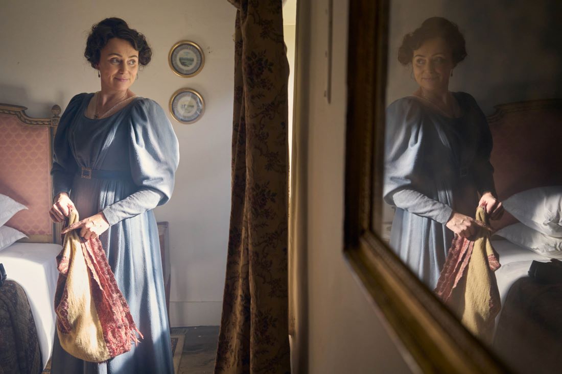 Preview images of the new Keeley Hawes drama, Miss Austen, coming in 2025