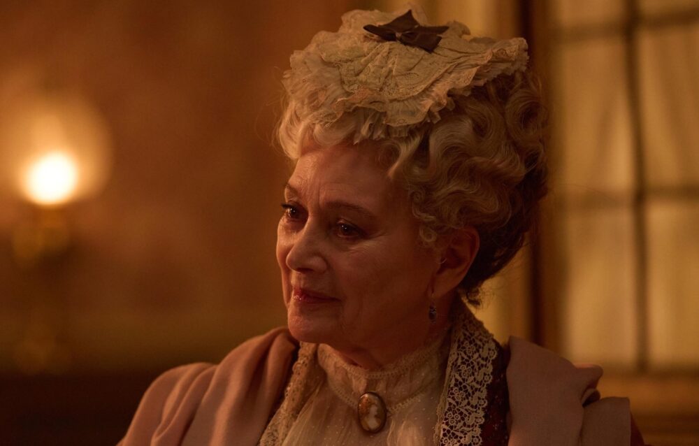 Photo of an early aristocratic lady in chic clothes