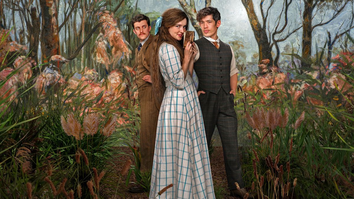 Sybylla with Frank and Harry