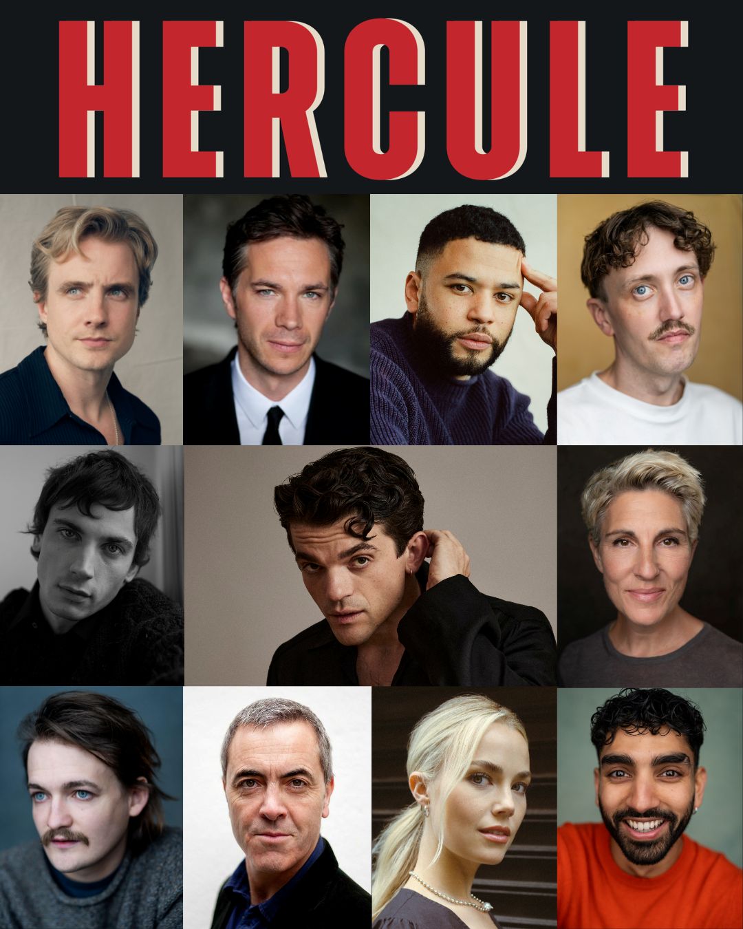 Photo of cast members of Hercule