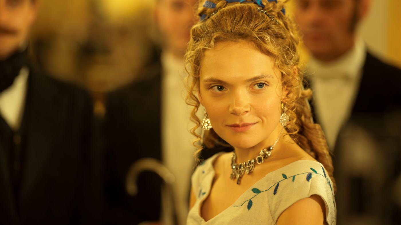 Izabela Łęcka at a society ball in The Doll