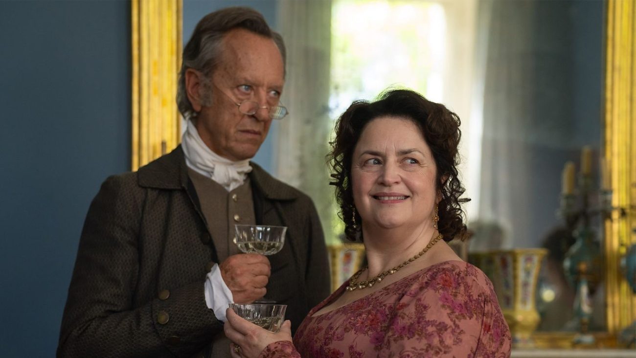 Mr and Mrs Bennet at Longbourn in The Other Bennet Sister.