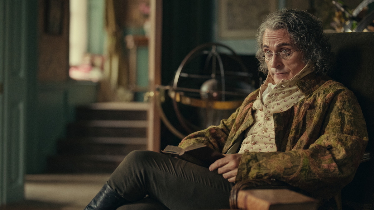 Rufus Sewell as Mr Bennet in Netflix’s Pride and Prejudice.