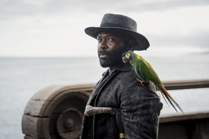 David Oyelow as Long John Silver in Treasure Island