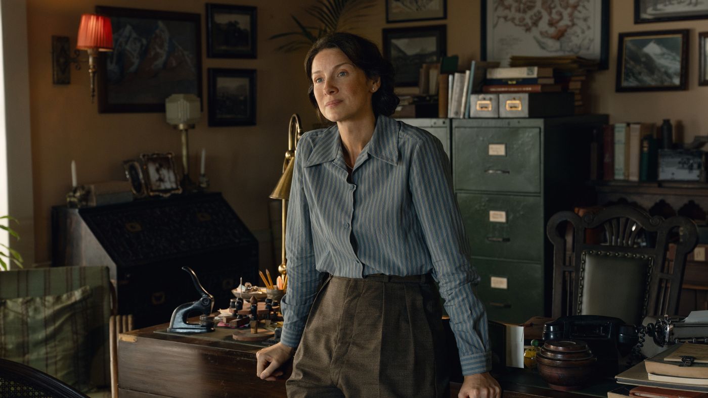 Caitríona Balfe as expedition secretary Jill Henderson in Tenzing.