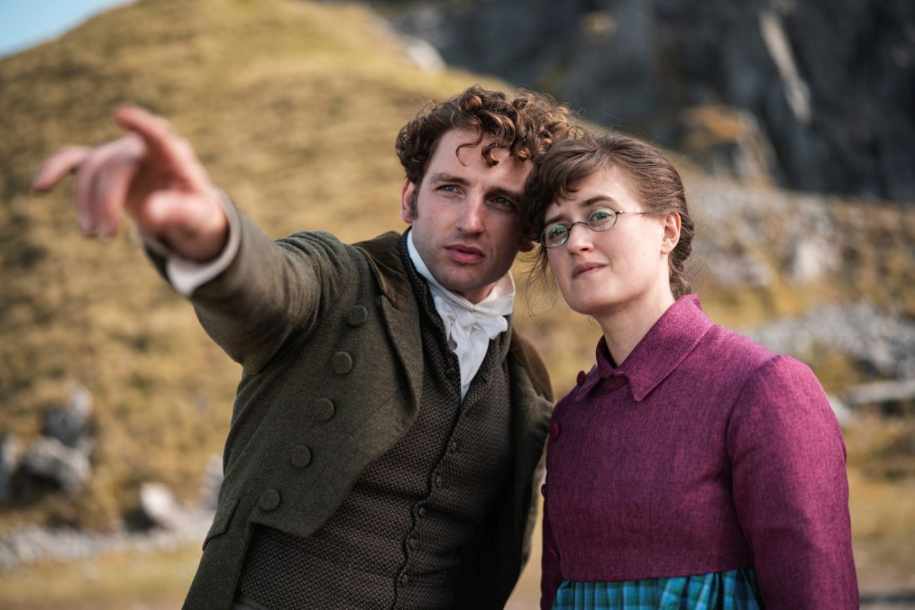 Mr Ryder points out the view to Mary Bennet during their climb in The Other Bennet Sister Episode 9.